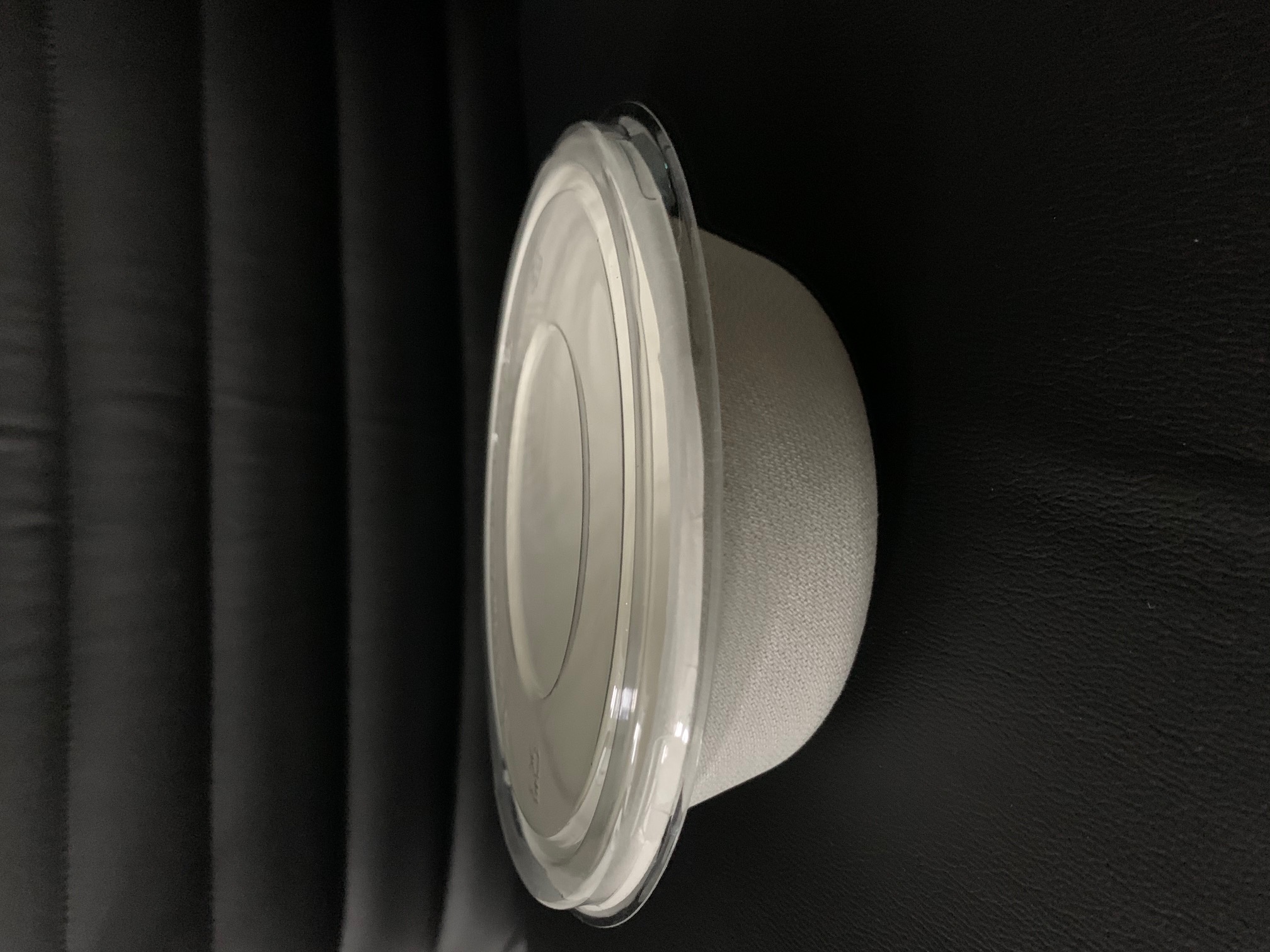 PET Lid For 500ml/17oz Bagasse Round Bowl Ø155 X 54mmH