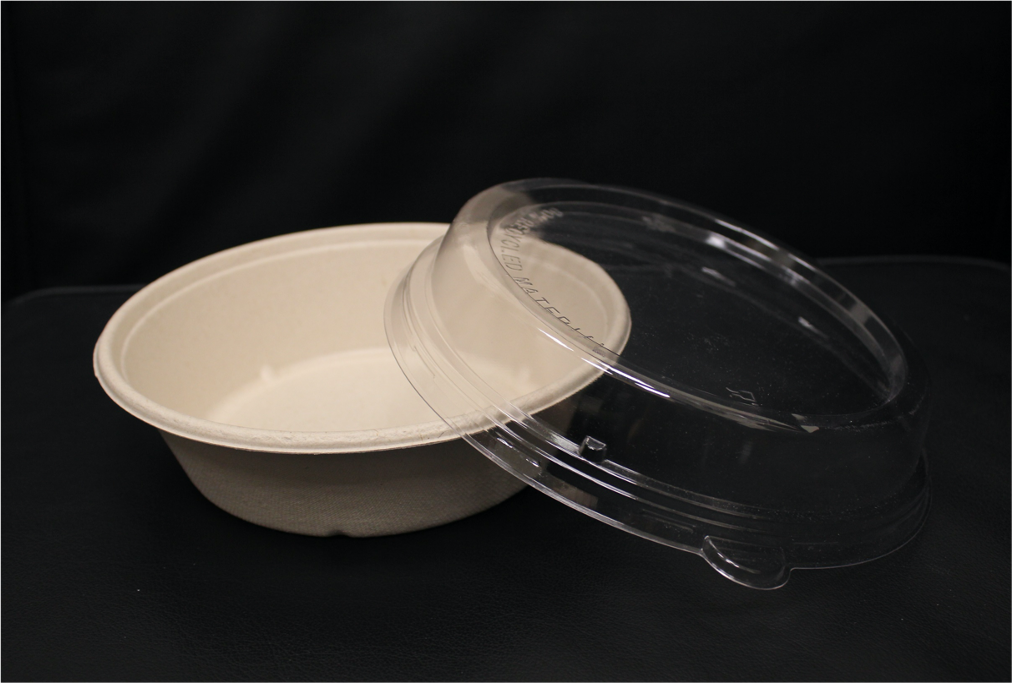 PET Lid For 850ml Salad Bowl Ø195mm X 53mmH