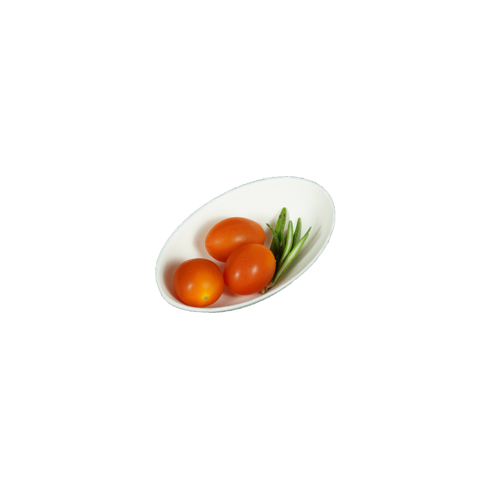 Bagasse Cocktail Dish- Semi Egg 80 X 48 X 27mmH